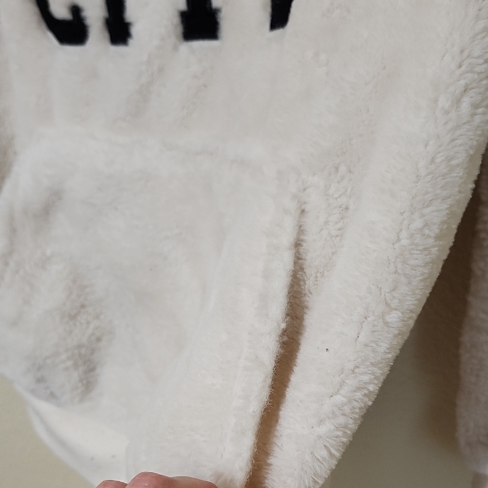 White NY City Crew Neck Sweatshirt with Bold Graphics - Picture 7 of 10